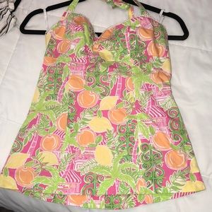 Vintage Lilly Pulitzer halter top